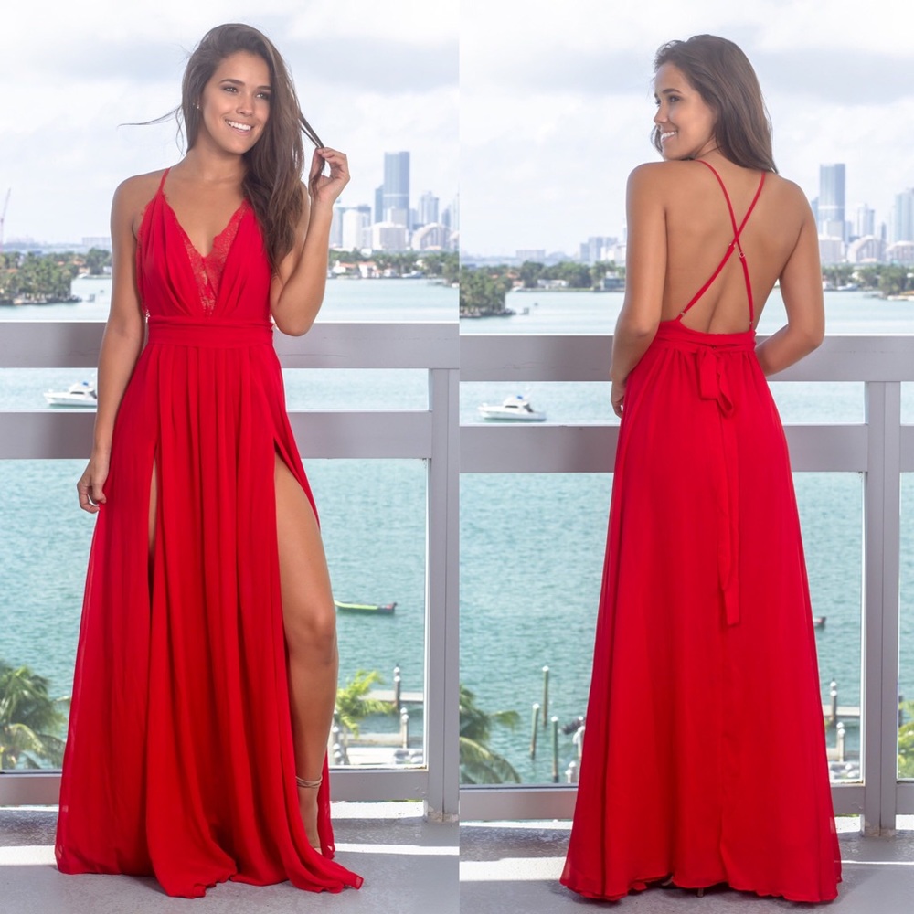 Red Maxi Dress